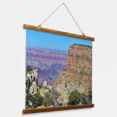 De Grand Canyon zuidwesten Hangend Wandkleed (Gebogen)
