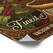 De Grand Cru Java Bliss Coffee Poster (Hoek)