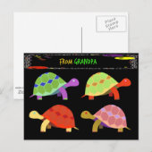 De Grand-père, juste pour les petits-enfants Carte (Devant / Derrière)