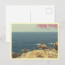 De Grand Phare strandlijn Jijel, Algerije