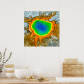 De Grand Prismatic Spring Poster (Keuken)