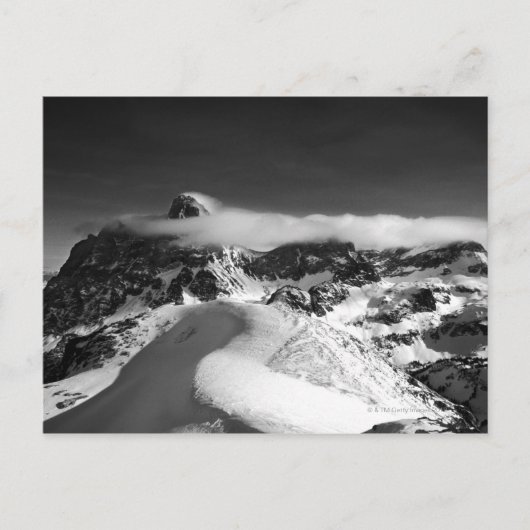 De Grand Teton en de kathedraalgroep als Briefkaart (Voorkant)