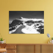 De Grand Teton en de kathedraalgroep als Canvas Afdruk (Insitu (Woonkamer))