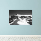 De Grand Teton en de kathedraalgroep als Canvas Afdruk (Insitu (Houten vloer))