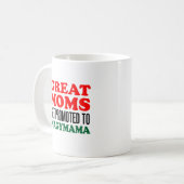 De Grandes Moms Sont Promues À Nagymama Mug (Devant gauche)