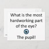 De Grap van de leerling Briefkaart (Voorkant / Achterkant)