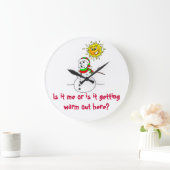 De Grap van de sneeuwman is het die Warm hier Grote Klok (Huis)