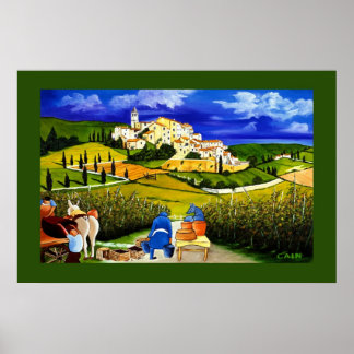 DE GRAPEN HARVESTEN POSTER