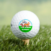 De grappige aangepaste Golfbal van de 'Worm Burner Golfballen (Insitu Shirt)