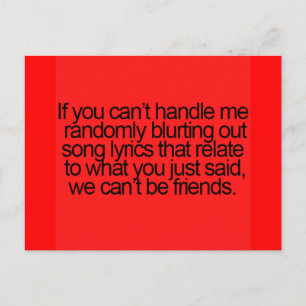 DE GRAPPIGE CITATEN DIE VAN DE VRIENDSCHAP BRIEFKAART