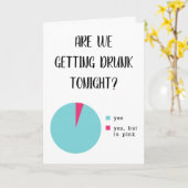 De grappige Drinke 21ste Verjaardag van het Kaart (Gele Bloem)