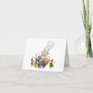 De grappige Franse Chef-kok van de Cartoon Kaart