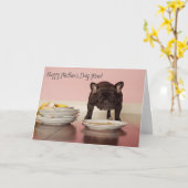 De grappige Franse Kaart van het Moederdag van de (Gele Bloem)