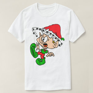 De grappige Gekheid van Kerstmis van de Spanning T-shirt