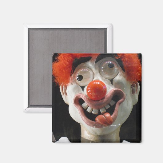 De grappige gezicht clown magneet (Voorkant / Achterkant)