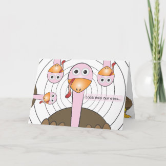 De grappige Groet van de Thanksgiving Feestdagen Kaart