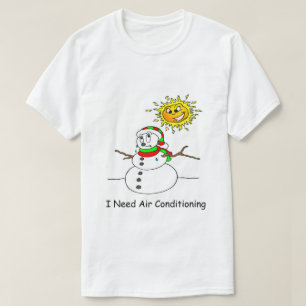 De grappige het Smelten van Kerstmis Behoeften AC T-shirt