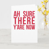 De grappige Ierse Kaart van het Gezegde (Gele Bloem)