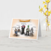 De grappige Kaart van de Gematigdheid van (Gele Bloem)