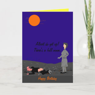 De grappige kaart van de Verjaardag