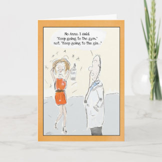 De grappige Kaart van de Verjaardag: Jenever of