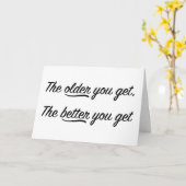 De grappige Kaart van de Verjaardag van de Banaan (Gele Bloem)