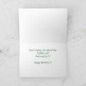 De grappige Kaart van de Verjaardag van de Vogel (Binnen)