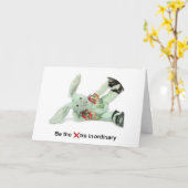 De grappige Kaart van de Verjaardag van het (Gele Bloem)