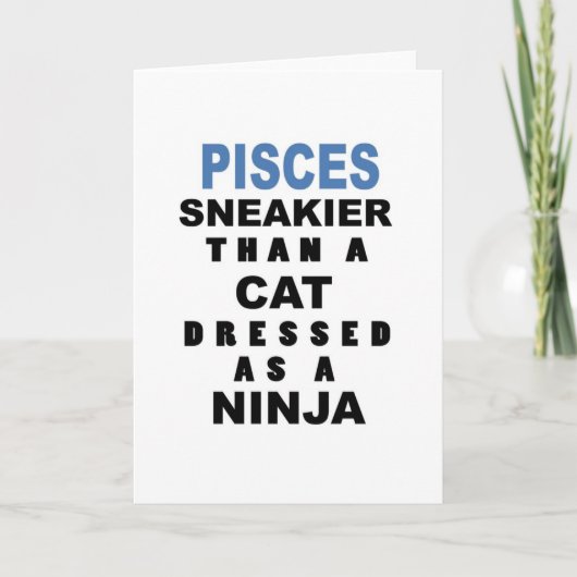 De grappige Kaart van de Verjaardag van Vissen (Voorkant)