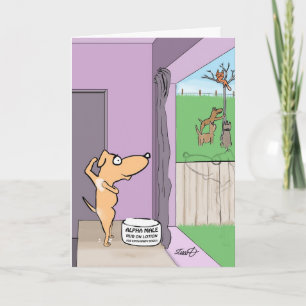 De grappige Kaart van de Verjaardag voor