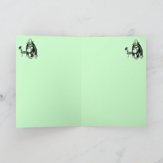 De grappige kaart van het aap Gelukkige Moederdag (Binnen)