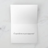 De grappige Kaart van het Verloving (Binnen)