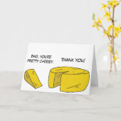 De grappige Kaasachtige Kaart van Vaderdag (Gele Bloem)