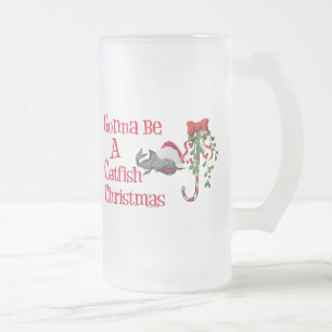 De grappige Katvis van de Visserij van de Humor Matglas Bierpul