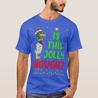 De grappige kerstboom is deze dolly genoeg Duck Bi T-shirt