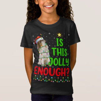 De grappige kerstboom is dit alleen genoeg Japanse T-shirt