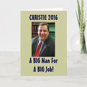 De Grappige Kerstkaart van Chris Christie 2016 Feestdagen Kaart