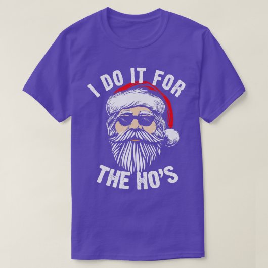 De grappige kerstkerstman die ik doe voor de feest t-shirt (Design voorkant)