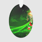 De grappige kerstman 2024 maakt kerst weer geweldi ornament (achterkant)