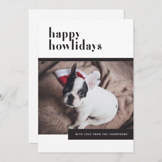 De grappige Leuke Minnaar van het Huisdier Feestdagenkaart (Voorkant / Achterkant)