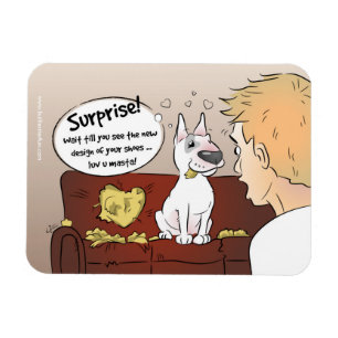 De grappige Magneet van de Koelkast van de Cartoon