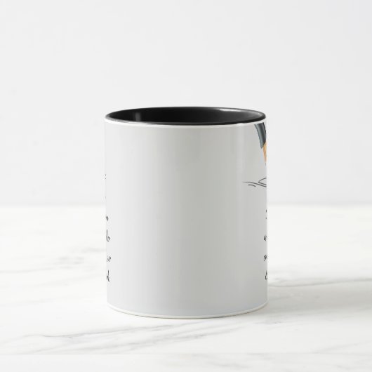 De grappige Medewerker van het Citaat van het Werk Mok (Midden)