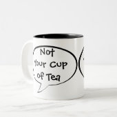 De grappige Mokken van de Gift van het Citaat van (Voorkant links)