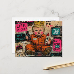De grappige peuter president briefkaart