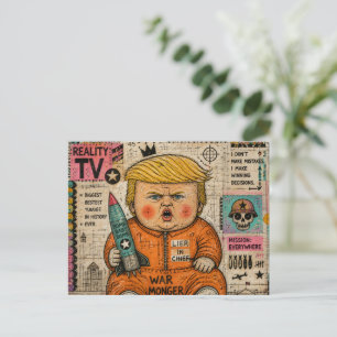De grappige peuter president briefkaart