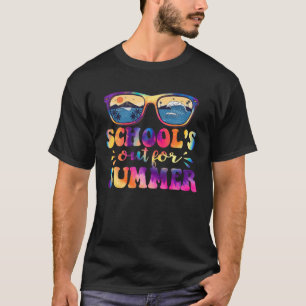 De grappige school is op de zomerdag van Stropdas- T-shirt
