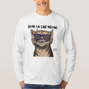 De grappige T-shirts van de Kat, hoe u houden van