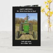 De grappige Verjaardag van de Echtgenoot/van de Kaart (Gele Bloem)