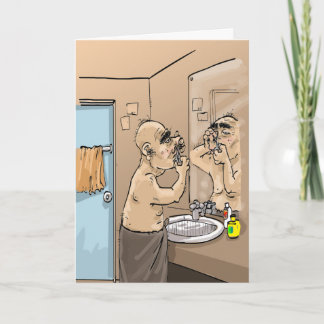De grappige Wensen van de Verjaardag - Harige Kaart