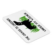 De gras is groener onder mijn vrouw magneet (Rechterzijde)